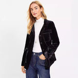 Casual Loose Lace-up Elegant Business Suit Top Shirt