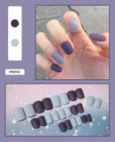 Nail Art Finished Fake Nail Scrub Nail  Patch Wearable