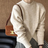 Casual Round Neck Sweater For Women